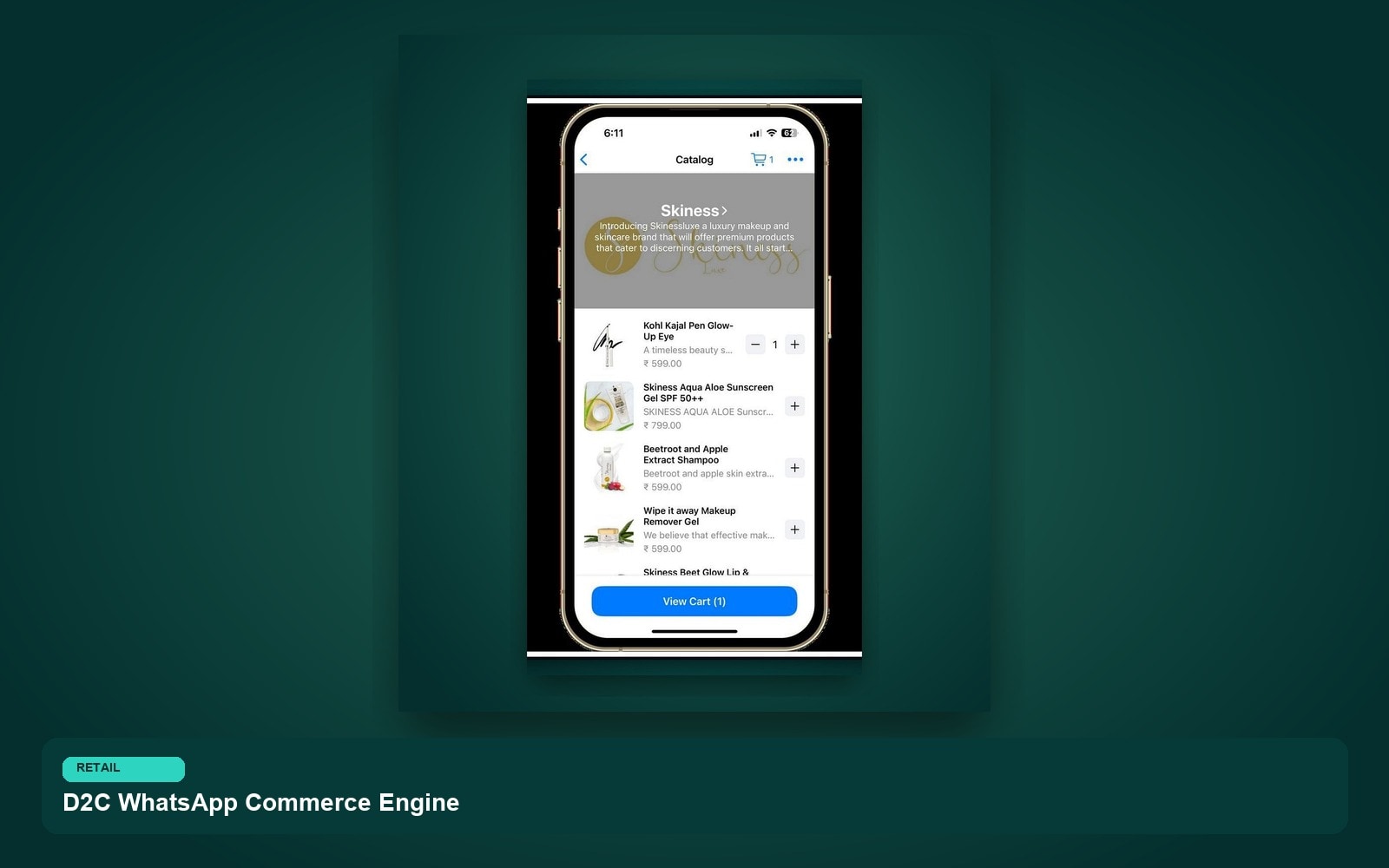 D2C WhatsApp Commerce Engine