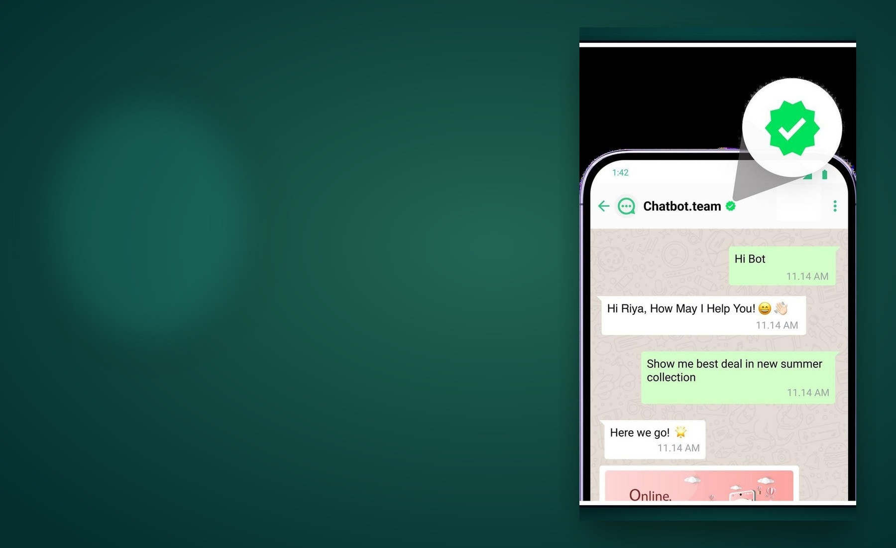 WhatsApp Branding (Green Tick) overview